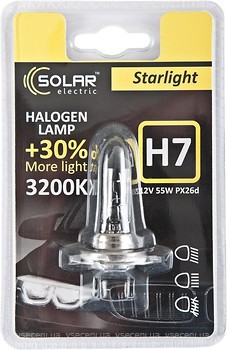 Фото Solar Starlight H7 +30% 12V 55W (1207B1)
