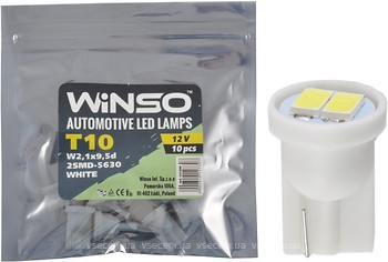 Фото Winso led T10 12V 2xSMD 5630 White (127300)