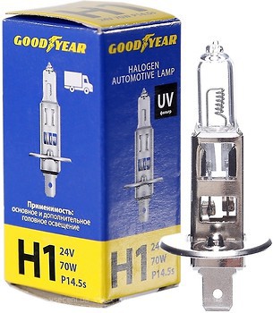 Фото GoodYear halogen Standard H1 24V 70W 3200K box (GY011240)