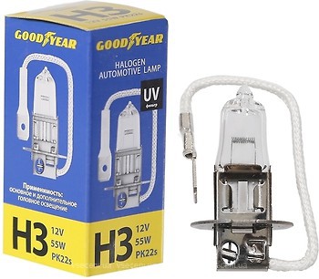 Фото GoodYear halogen Standard H3 12V 55W 3200K box (GY013120)