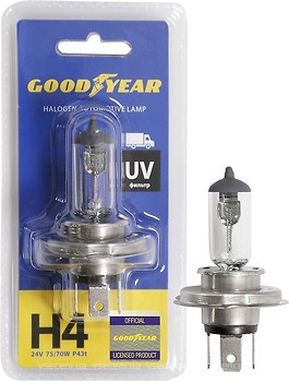 Фото GoodYear halogen Standard H4 24V 75/70W 3200K blister (GY014241)