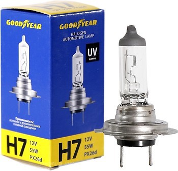 Фото GoodYear halogen Standard H7 12V 55W 3200K box (GY017120)
