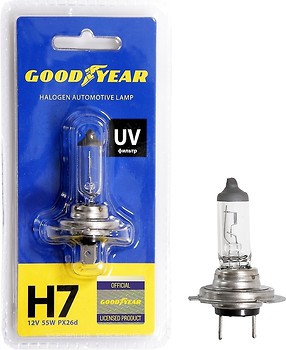 Фото GoodYear halogen Standard H7 12V 55W 3200K blister (GY017121)