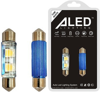 Фото ALed led festoon C5W 12-24V 0.63W White 36mm (29525)