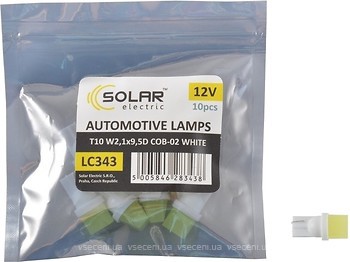 Фото Solar led T10 12V 1xCOB-02 White (LC343P)