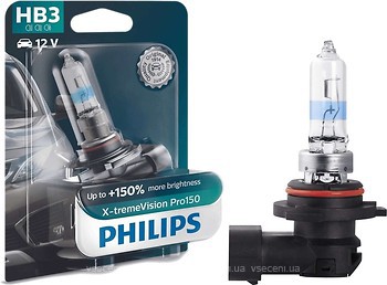 Фото Philips X-tremeVision Pro150 HB3 (9005) +150% 12V 60W (9005XVPB1)