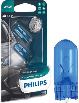 Фото Philips X-tremeVision Pro150 W5W 12V 5W (12961XVPB2)