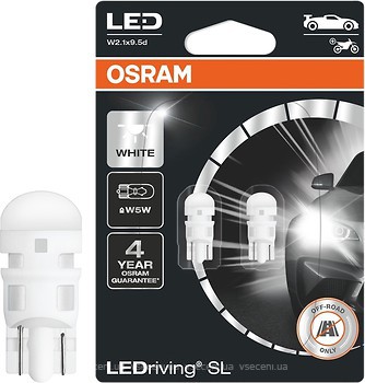 Фото Osram LEDriving SL W5W 12V 0.8W 6000K (2825DWP-02B)