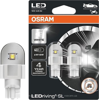Фото Osram LEDriving SL W16W 12V 2.1W 6000K (921DWP-02B)