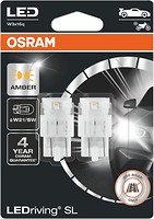 Фото Osram LEDriving SL W21/5W (7443) 12V 1.3W Amber (7515DYP-02B)