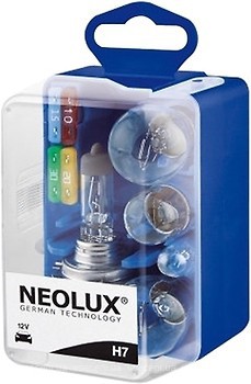 Фото Neolux Kit H7 12V Набір ламп 5 шт + запобіжник (N499KIT)