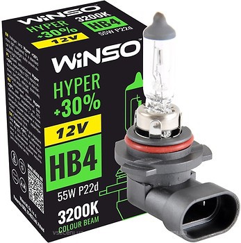 Фото Winso halogen Hyper HB4 (9006) +30% 12V 55W 3200K (712600)