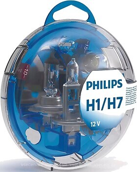 Фото Philips Essential Box H1/H7 12V Набір ламп 5 шт. (55720EBKM)