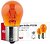 Фото Amio Halogen Bulbs PY21W BAU15s 12V 21W Amber (01158/5903293011584)