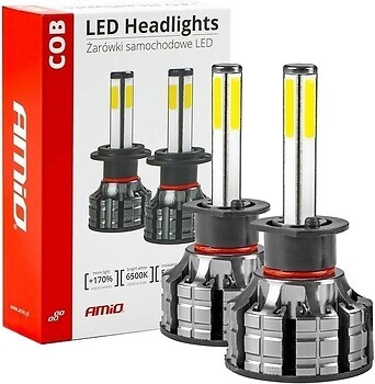 Фото Amio Headlights COB Series H1 (02842/5903293028421)