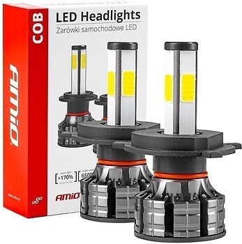 Фото Amio Headlights COB Series H4 (02843/5903293028438)