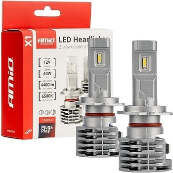 Фото Amio Headlight X1 Series H7 (02966/5903293029664)