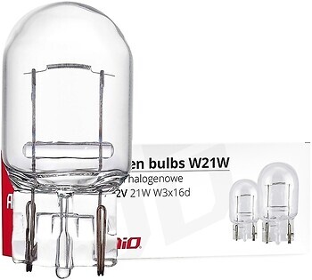 Фото Amio Halogen Bulbs T20 W21W W3x16d (02551/5903293025512)
