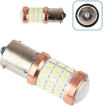Фото Pulso Led 1156/S25/BA15s/P21W/51+9SMD-3014 with Lens/12-24V/2W/300Lm White (LP-54322/00000054322)