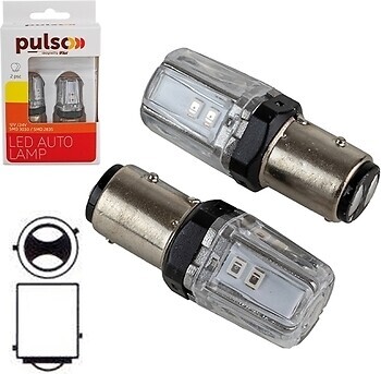 Фото Pulso 1157/BAZ15d/12SMD-2835/9-36V/120/50Lm (LP-66157R/00000060008)