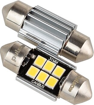 Фото Pulso C5W/31мм/Canbus/9 SMD-2835/12v/2.9W/315Lm White (LP-31C5W/00000059878)