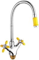 Фото Zerix Z5860-10 Chrome/Orange (ZX0350)