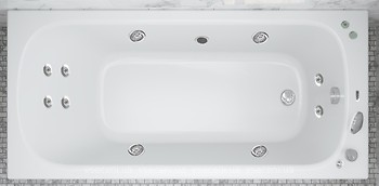 Фото WGT Rialto Orta 180x80 Hydro Line Due Meno (RLTORT180HLDMPCW)