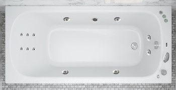 Фото WGT Rialto Orta 180x80 Hydro Line Tre Meno (RLTORT180HLTMPGW)