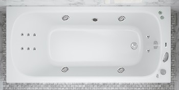 Фото WGT Rialto Orta 180x80 Hydro Line Uno Meno (RLTORT180HLUMOCW)