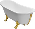 Фото Besco PMD Piramida Olaya 160x68 ніжки золото (WAO-160+ZL)