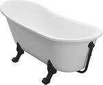 Фото Besco PMD Piramida Olaya 160x68 ніжки чорні (WAO-160 + CZ)