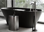 Фото WGT Water Stone Peonia 160x77 графітовий