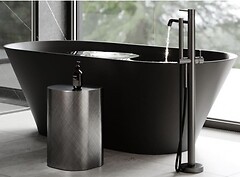 Фото WGT Water Stone Peonia 160x77 графітовий