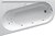 Фото Ravak Chrome L 170x105 Relax Base (GMSR1364/36334)