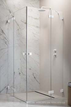 Фото Radaway Essenza Pro White KDD 100x80 (10096100-04-01L+10096080-04-01R)