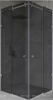 Фото S-Mix душова кабіна 125x125 графіт (2002-1250-1250-G)