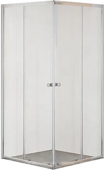 Фото Mixxus Cubic SC01-90x90x185-TR Chrome