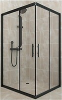 Фото Aquanil Unimar 110x90 Black/Clear