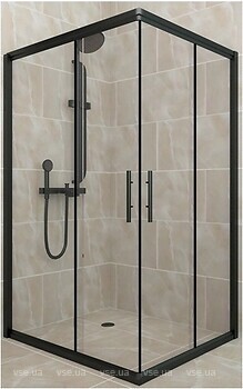 Фото Aquanil Unimar 110x90 Black/Clear