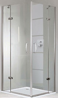 Фото Huppe Aura elegance розпашні двері з нерухомими сегментами 80x90 (400506)