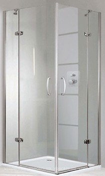 Фото Huppe Aura elegance розпашні двері з нерухомими сегментами 80x90 (400506)