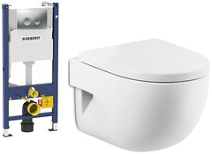 Фото Roca Meridian Compacto A34H248000 + Geberit Duofix 458.121.21.1
