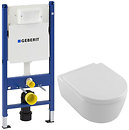Фото Villeroy & Boch Avento DirectFlush 5656HR01 + Geberit Duofix 458.126.00.1