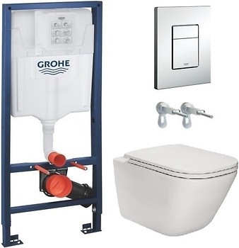 Фото Roca Gap Clean Rim A34H470000 + Grohe Rapid SL 38775001