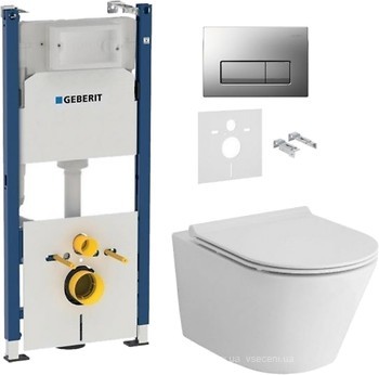 Фото Volle Aiva Rimless 13-68-526 + Geberit Duofix 458.178.46.1