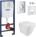 Фото Q-tap Tern WHI 1052 (QT1733052ERW/QTTERNWHI2196) + Grohe Rapid SL 38721001