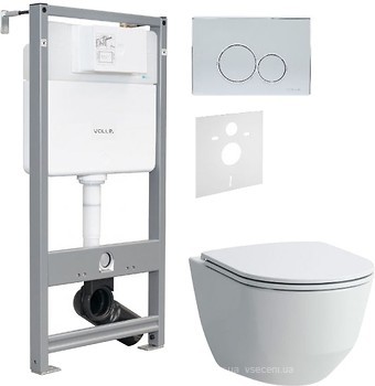 Фото Laufen Pro Rimless H8669570000001 + Volle Master Evo 212010