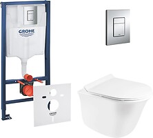 Фото Q-tap Virgo QT1833051ERW + Grohe Rapid SL 38772001