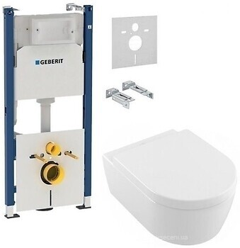Фото Villeroy & Boch Vento 5656HR01 + Geberit Duofix 458.126.00.1