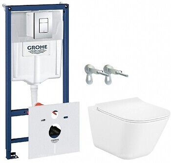 Фото Roca Gap Rimless A34H472000 + Grohe Rapid SL 38772001